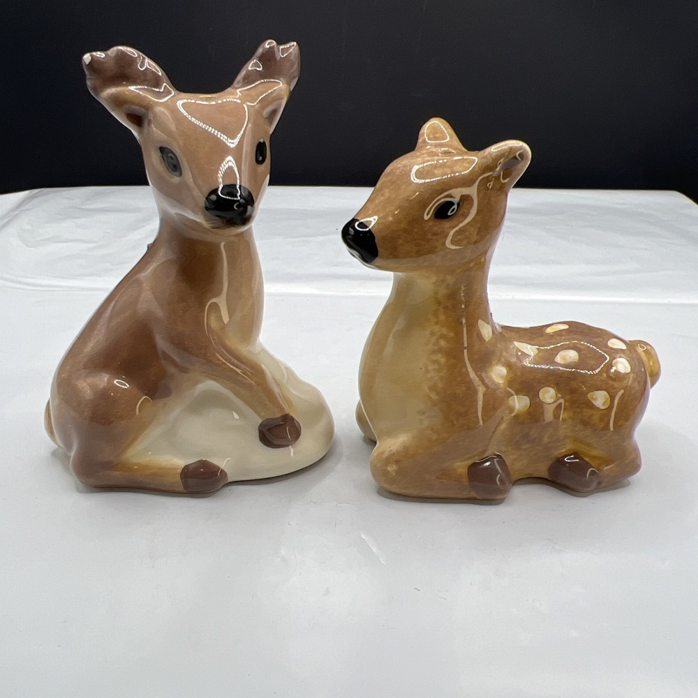 Better Homes & Gardens Ceramic Deer Salt and Pepper Shakers Limited Edition 2014